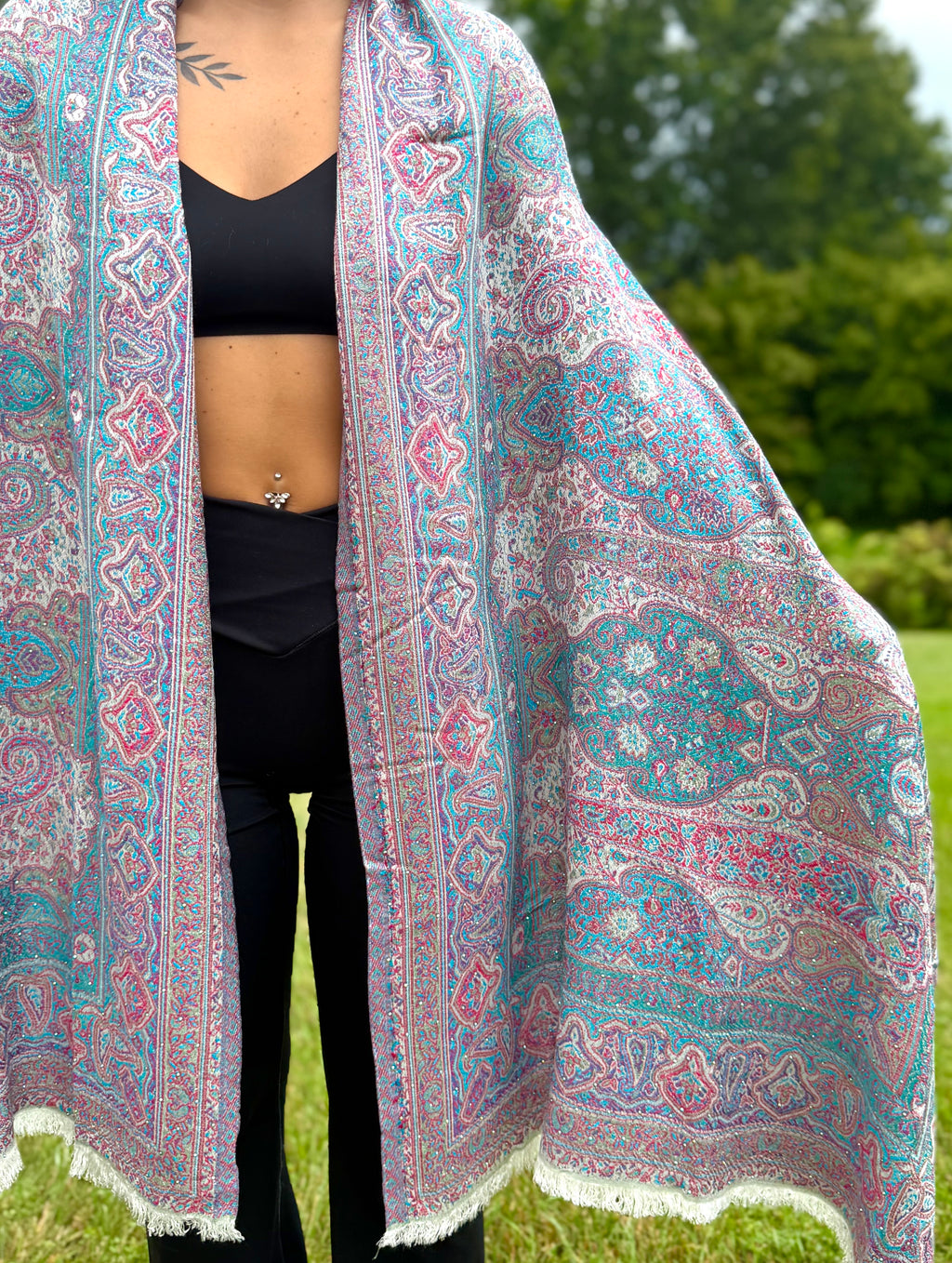 Candyland Rhinestone Pashmina