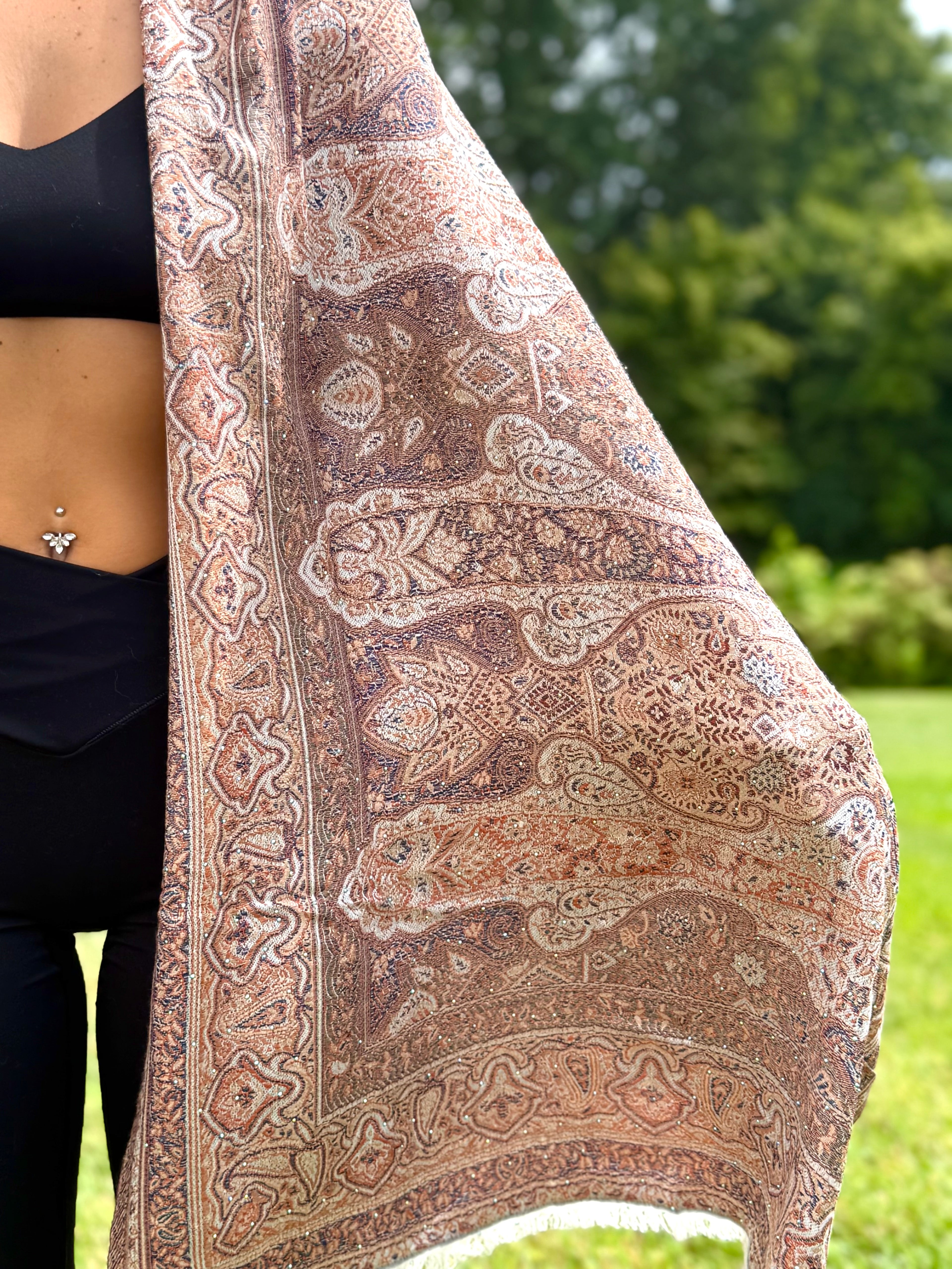 Mirage Rhinestone Pashmina