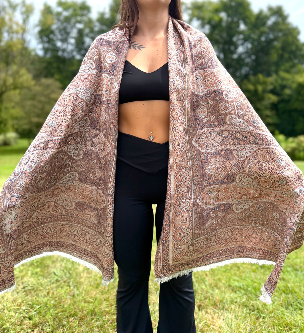 Mirage Rhinestone Pashmina