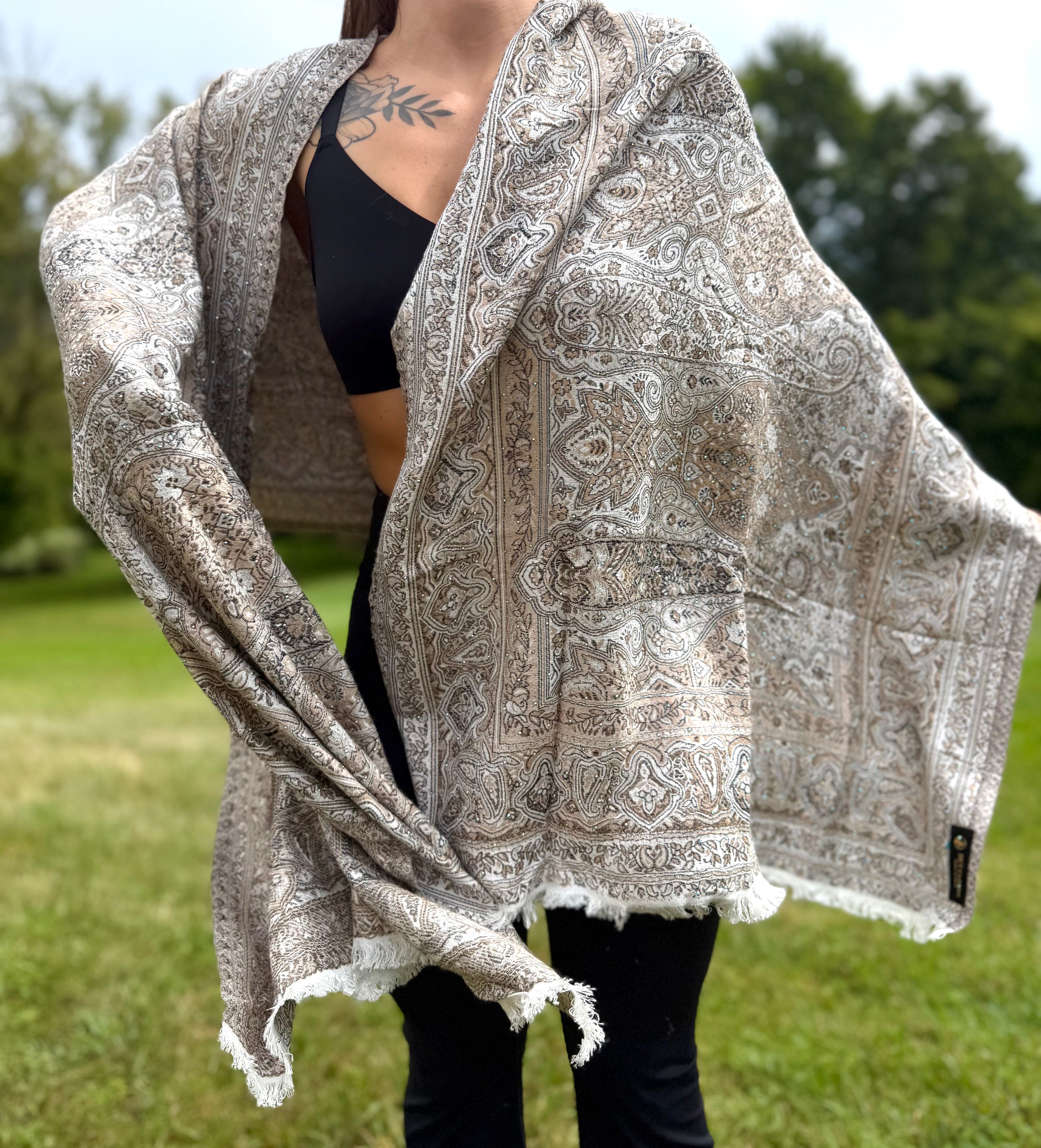 Playa Rhinestone Pashmina