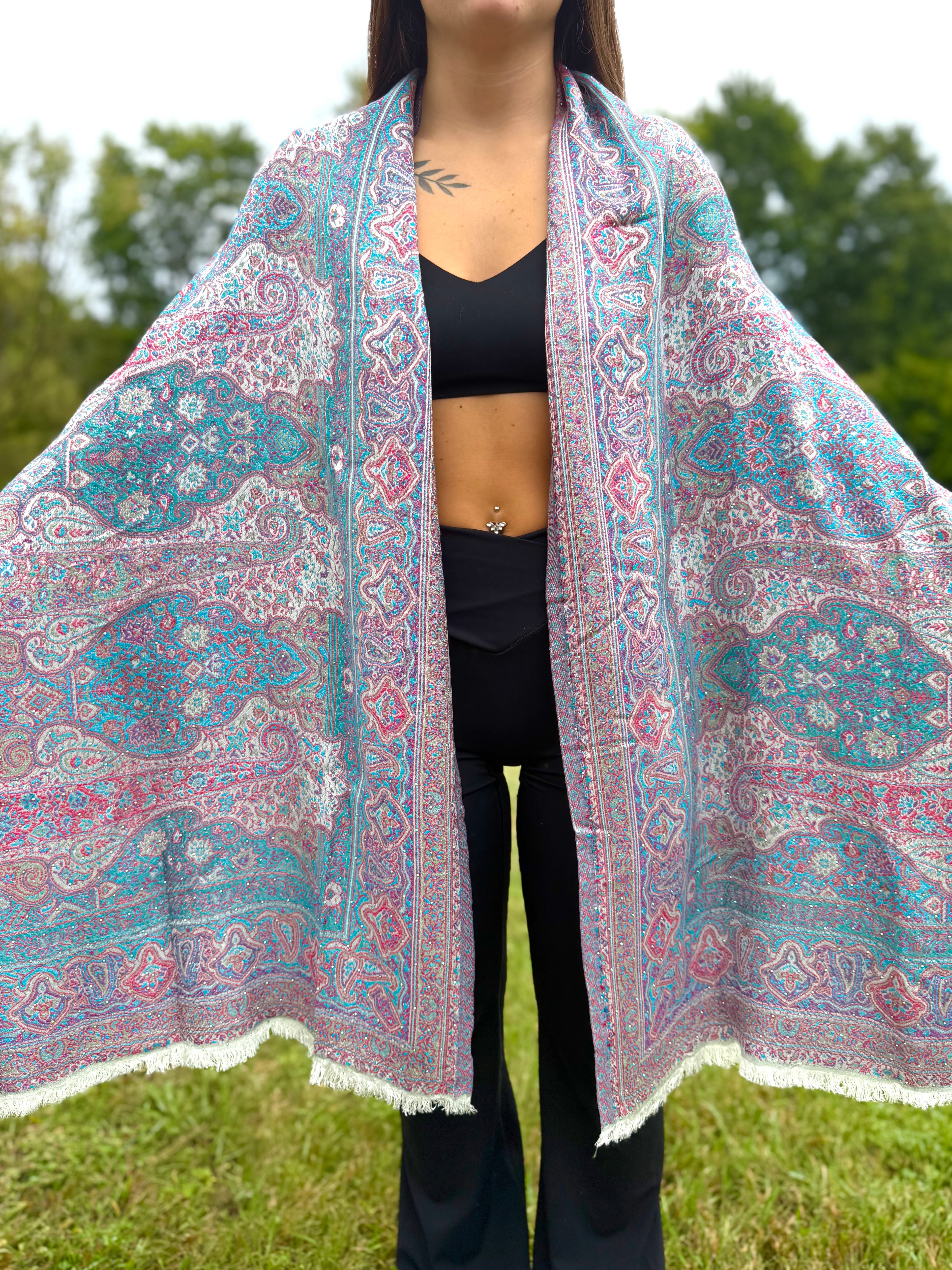 Candyland Rhinestone Pashmina