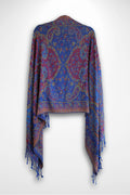 Blue Multi-Color Rhinestone Pashmina