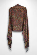 Brown Multi-Color Rhinestone Pashmina