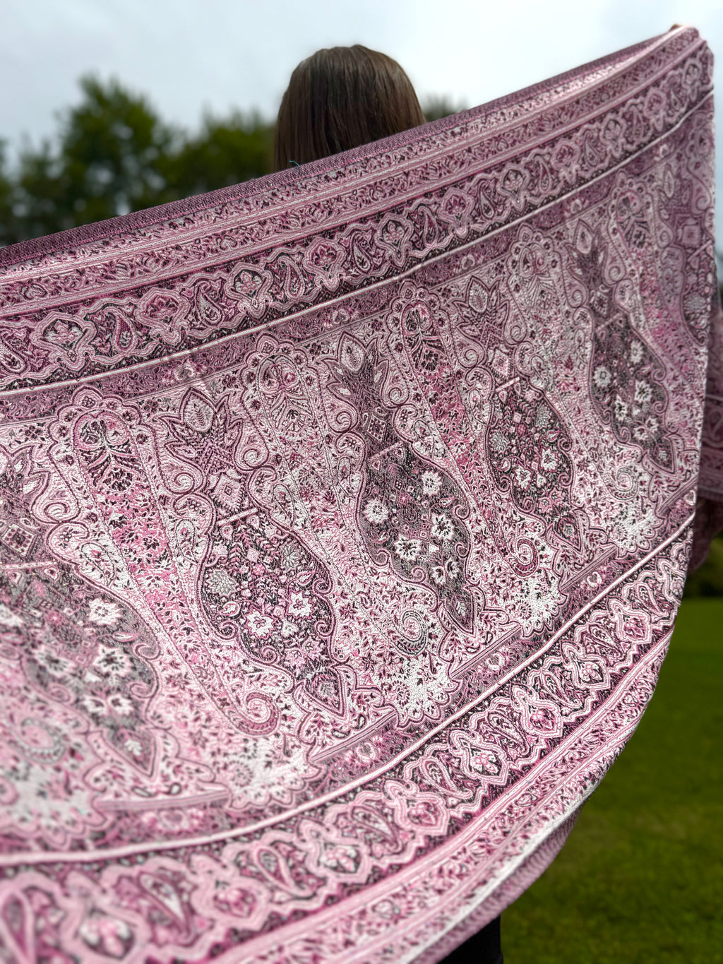 Bubblegum Rhinestone Pashmina