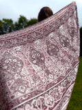 Black Cherry Rhinestone Pashmina