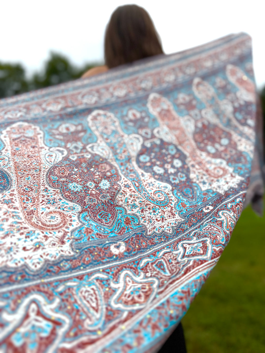 Marigold Rhinestone Pashmina