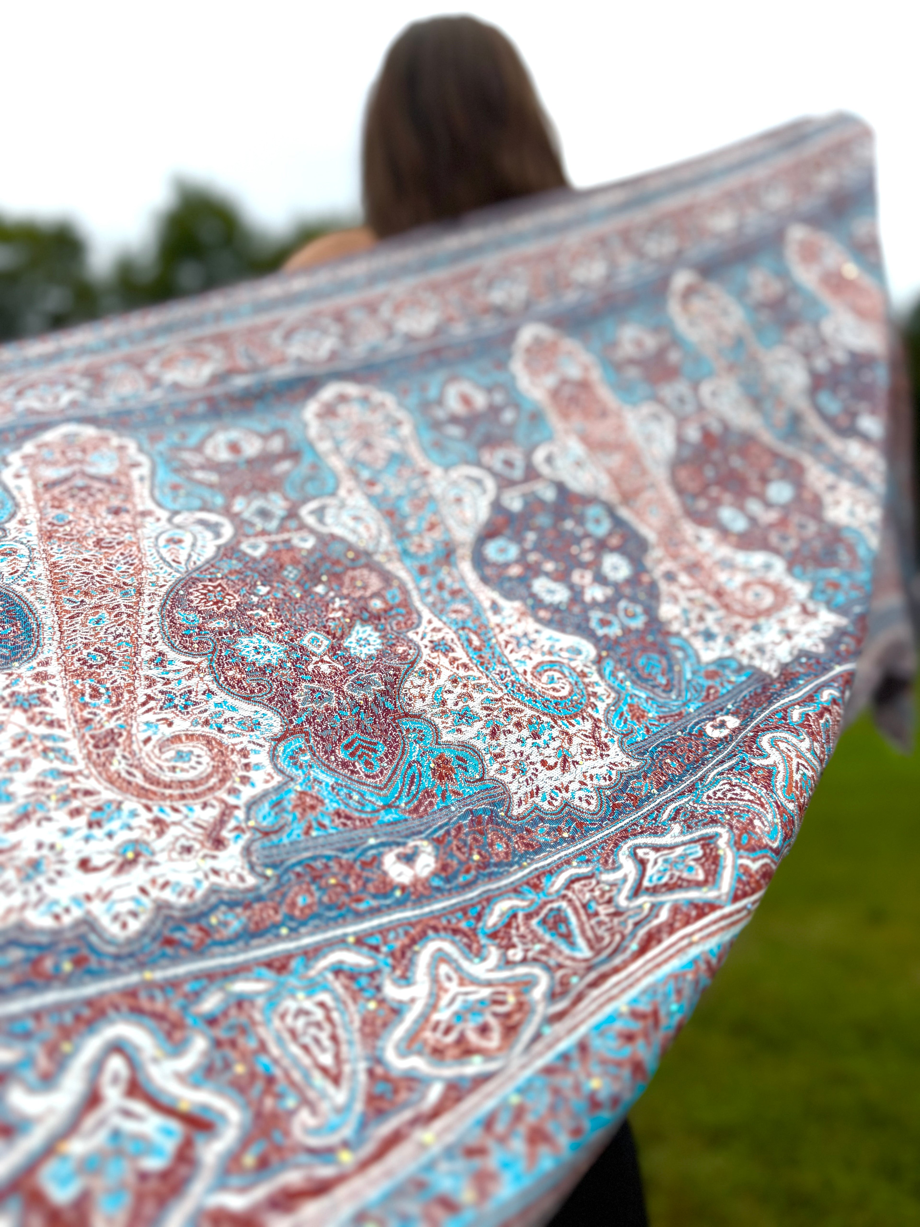 Marigold Rhinestone Pashmina