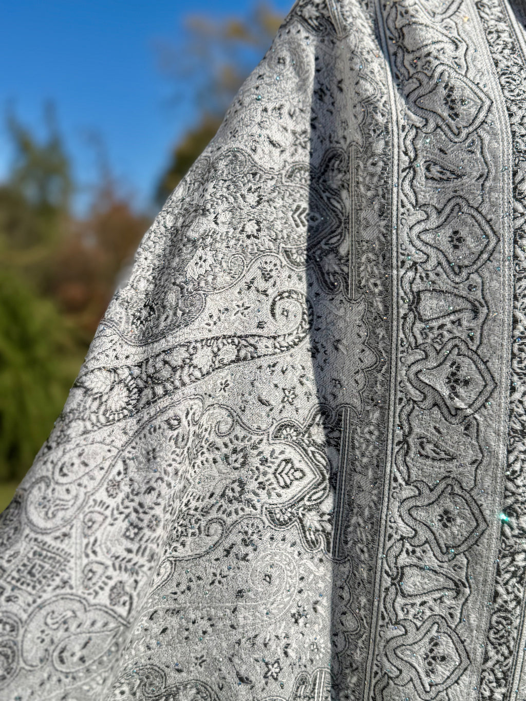 Static Rhinestone Pashmina