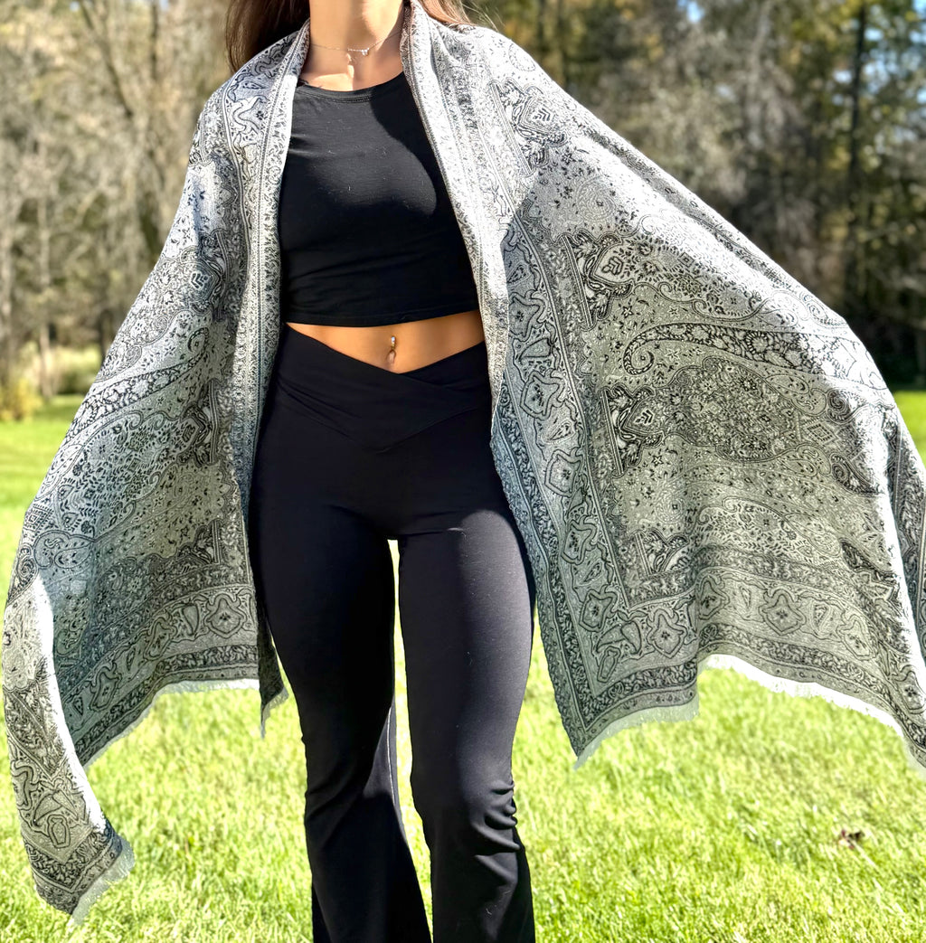 Static Rhinestone Pashmina