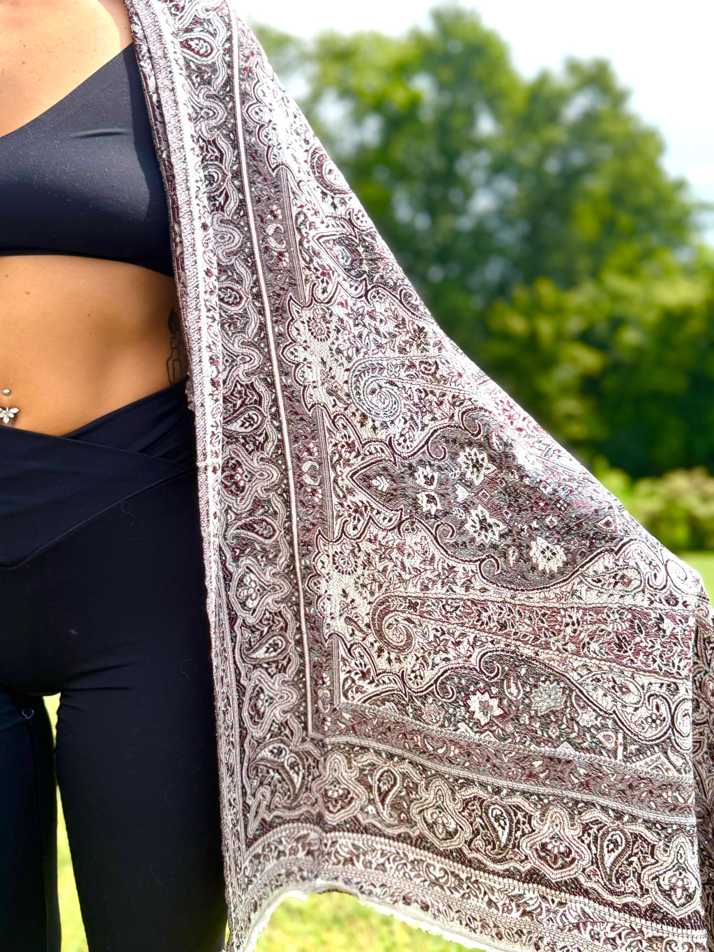 Eclipse Rhinestone Pashmina