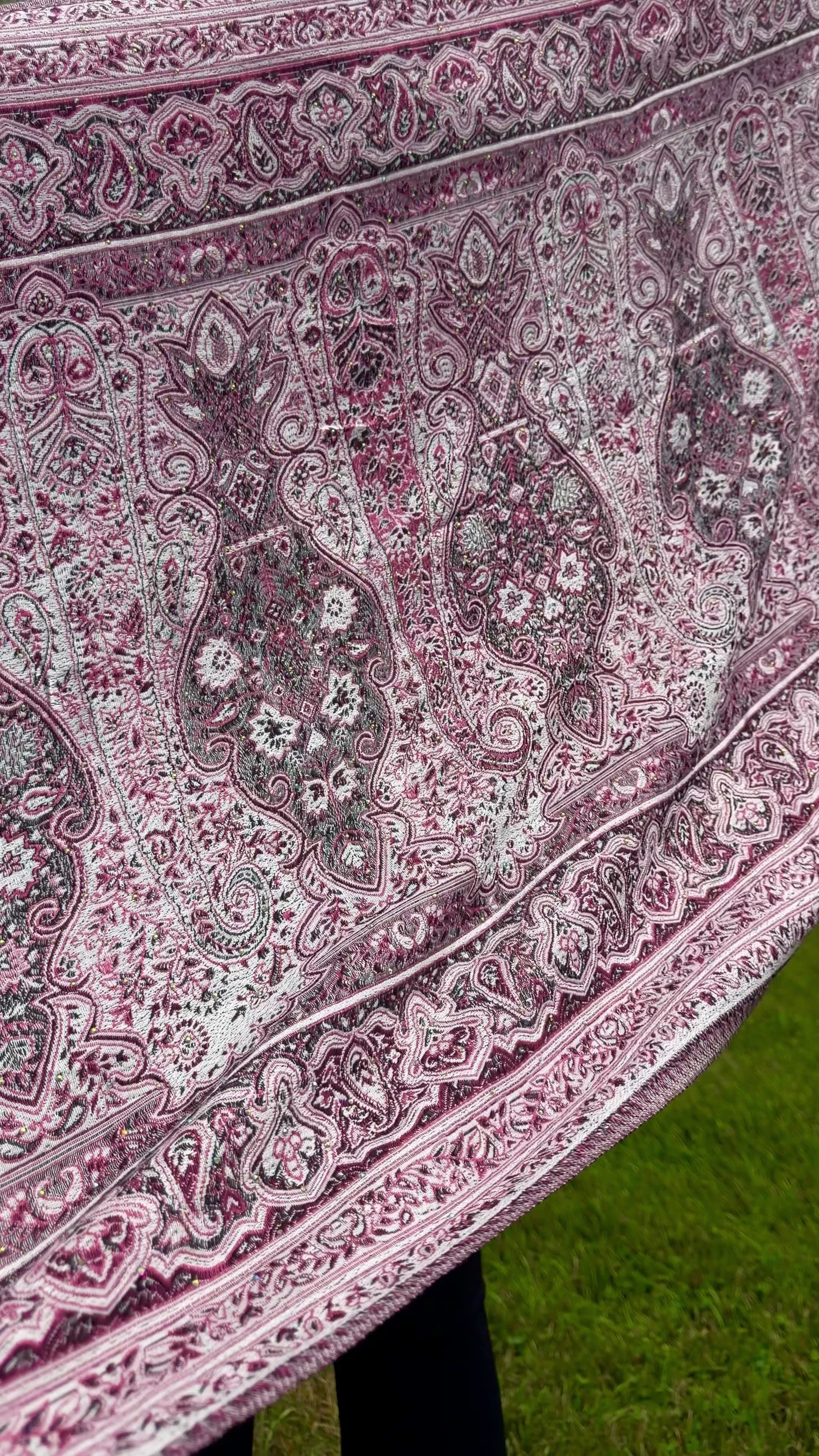 Ruby Rhinestone Pashmina